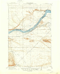 Download a high-resolution, GPS-compatible USGS topo map for Coyote Rapids, WA (1947 edition)