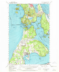 Download a high-resolution, GPS-compatible USGS topo map for Deception Pass, WA (1972 edition)