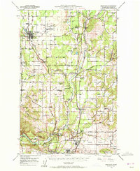 Download a high-resolution, GPS-compatible USGS topo map for Deer Park, WA (1960 edition)