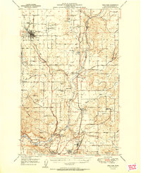 Download a high-resolution, GPS-compatible USGS topo map for Deer Park, WA (1951 edition)