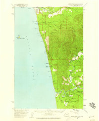 Download a high-resolution, GPS-compatible USGS topo map for Destruction Island, WA (1959 edition)