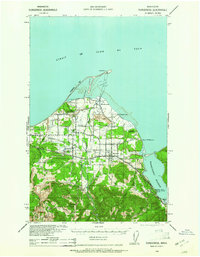 preview thumbnail of historical topo map of Clallam County, WA in 1938
