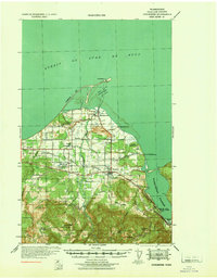 preview thumbnail of historical topo map of Clallam County, WA in 1939