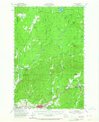 1953 Map of Elma, 1964 Print