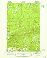 1953 Map of Elma, 1956 Print