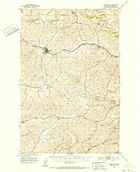 Download a high-resolution, GPS-compatible USGS topo map for Endicott, WA (1952 edition)