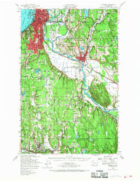 Download a high-resolution, GPS-compatible USGS topo map for Everett, WA (1968 edition)