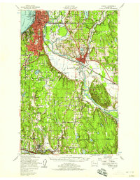 Download a high-resolution, GPS-compatible USGS topo map for Everett, WA (1958 edition)