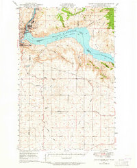 1948 Map of Grand Coulee Dam, 1964 Print