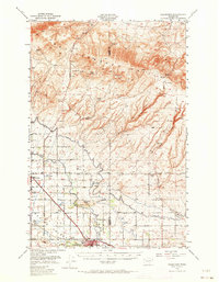 Download a high-resolution, GPS-compatible USGS topo map for Grandview, WA (1964 edition)