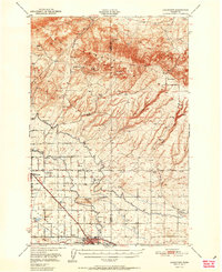 Download a high-resolution, GPS-compatible USGS topo map for Grandview, WA (1951 edition)