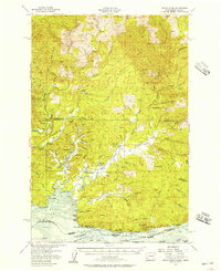 1955 Map of Rosburg, WA, 1957 Print