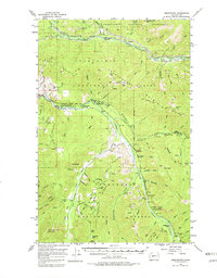 Download a high-resolution, GPS-compatible USGS topo map for Greenwater, WA (1982 edition)