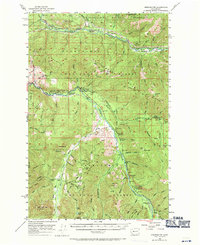 Download a high-resolution, GPS-compatible USGS topo map for Greenwater, WA (1971 edition)