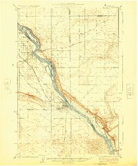 1924 Map of Hanford
