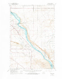 Download a high-resolution, GPS-compatible USGS topo map for Hanford, WA (1978 edition)