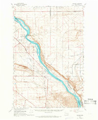 preview thumbnail of historical topo map of Franklin County, WA in 1965