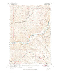 Download a high-resolution, GPS-compatible USGS topo map for Hay, WA (1975 edition)
