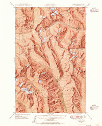 preview thumbnail of historical topo map of Chelan County, WA in 1944