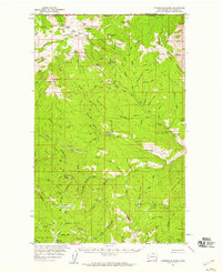 Download a high-resolution, GPS-compatible USGS topo map for Horseshoe Basin, WA (1959 edition)