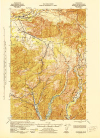 1943 Map of Aberdeen Gardens, WA