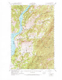 Download a high-resolution, GPS-compatible USGS topo map for Hunters, WA (1973 edition)