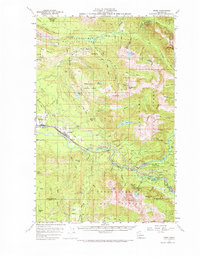 Download a high-resolution, GPS-compatible USGS topo map for Index, WA (1973 edition)