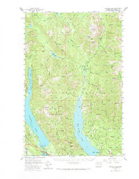 Download a high-resolution, GPS-compatible USGS topo map for Kachess Lake, WA (1974 edition)