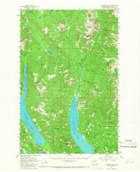 Download a high-resolution, GPS-compatible USGS topo map for Kachess Lake, WA (1967 edition)