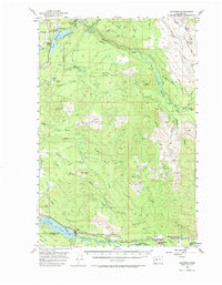 Download a high-resolution, GPS-compatible USGS topo map for Kapowsin, WA (1974 edition)