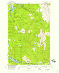 Download a high-resolution, GPS-compatible USGS topo map for Kapowsin, WA (1958 edition)