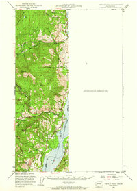 1948 Map of Marcus, WA, 1960 Print