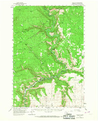 Download a high-resolution, GPS-compatible USGS topo map for Klickitat, WA (1967 edition)