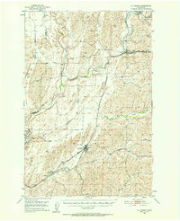 Download a high-resolution, GPS-compatible USGS topo map for La Crosse, WA (1957 edition)