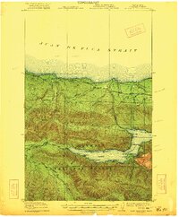 1922 Map of Lake Crescent