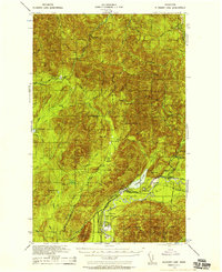 preview thumbnail of historical topo map of Clallam County, WA in 1935