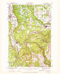 Download a high-resolution, GPS-compatible USGS topo map for Lake Tapps, WA (1966 edition)