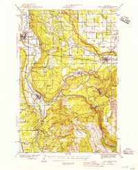 Download a high-resolution, GPS-compatible USGS topo map for Lake Tapps, WA (1955 edition)