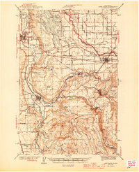 Download a high-resolution, GPS-compatible USGS topo map for Lake Tapps, WA (1944 edition)