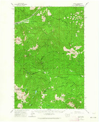 preview thumbnail of historical topo map of King County, WA in 1962