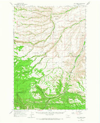 Download a high-resolution, GPS-compatible USGS topo map for Logy Creek, WA (1966 edition)