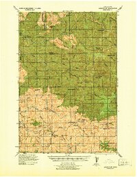 preview thumbnail of historical topo map of Skamania County, WA in 1940