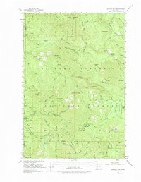 preview thumbnail of historical topo map of Skamania County, WA in 1953