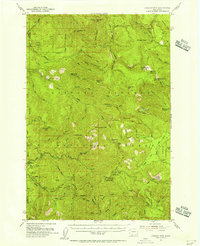 preview thumbnail of historical topo map of Skamania County, WA in 1953