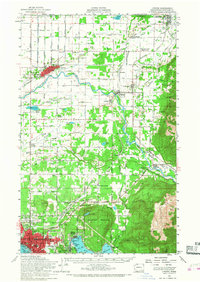 Download a high-resolution, GPS-compatible USGS topo map for Lynden, WA (1968 edition)