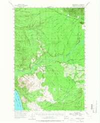 Download a high-resolution, GPS-compatible USGS topo map for Macafee Hill, WA (1966 edition)