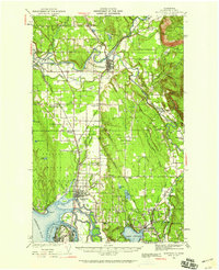 1941 Map of Marysville, 1959 Print