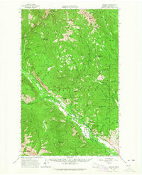 Download a high-resolution, GPS-compatible USGS topo map for Mazama, WA (1964 edition)