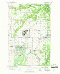 1954 Map of Airway Heights, WA, 1969 Print
