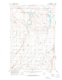 Download a high-resolution, GPS-compatible USGS topo map for Mesa, WA (1978 edition)